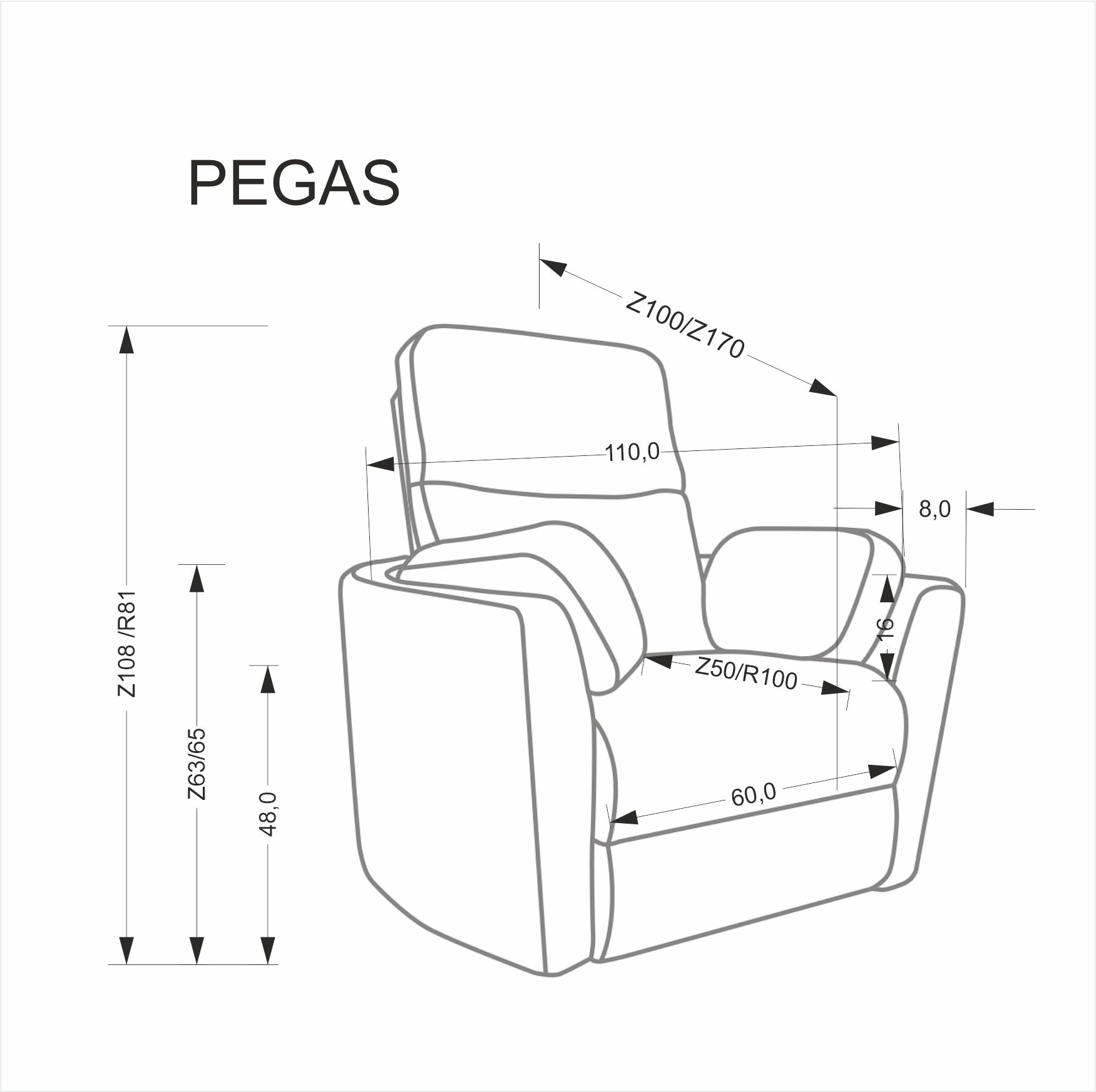 PEGAS fotel wypoczynkowy musztardowy - obrazek 9