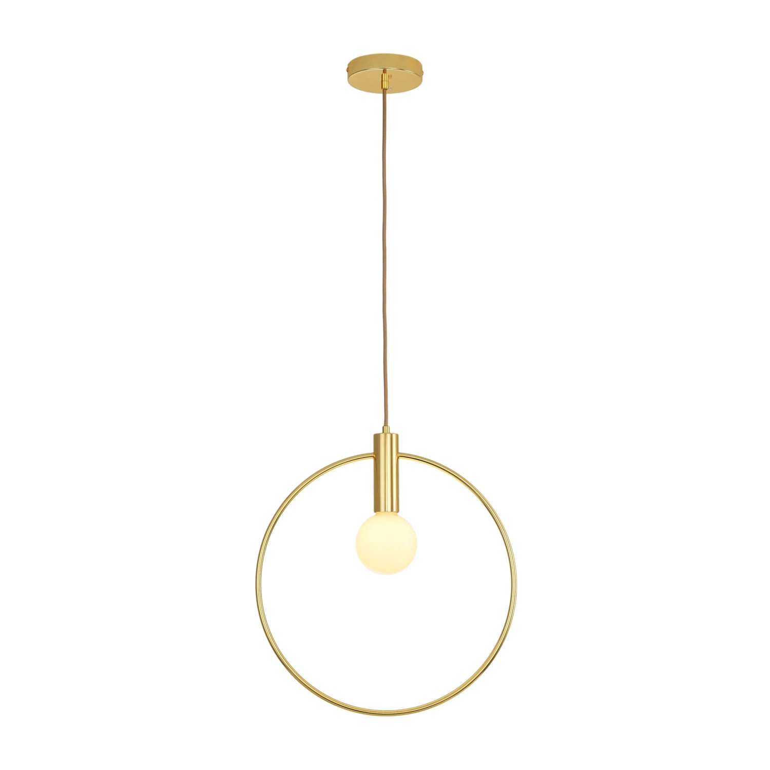 Lampa wisząca Bella złota 25 cm - obrazek 3