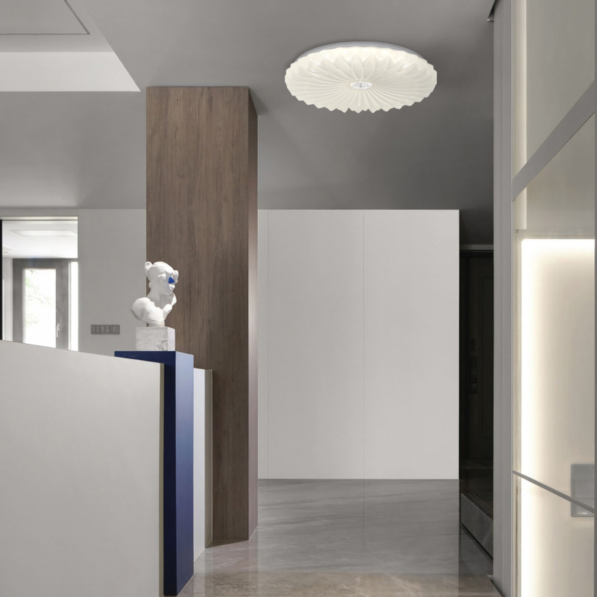 Plafon Zivora 40 cm biały LED 4000K - obrazek 3