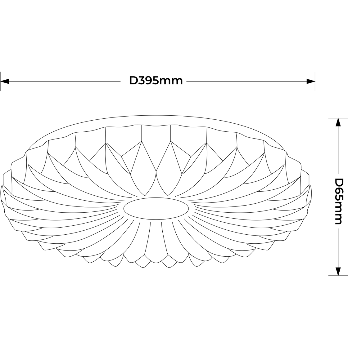 Plafon Zivora 40 cm biały LED 4000K - obrazek 7