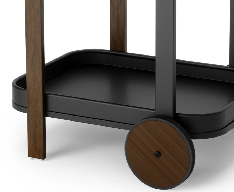 UMBRA wózek barowy BELLWOOD czarny orzechowy - obrazek 6