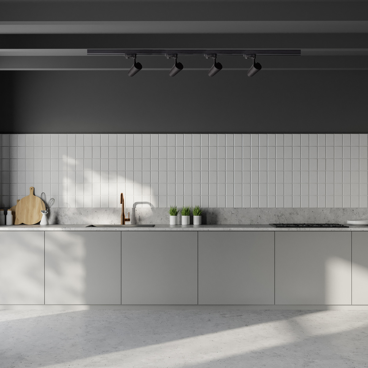 Zestaw oświetlenia szynowego Ice SET 3F czarny 4xGU10 - obrazek 4