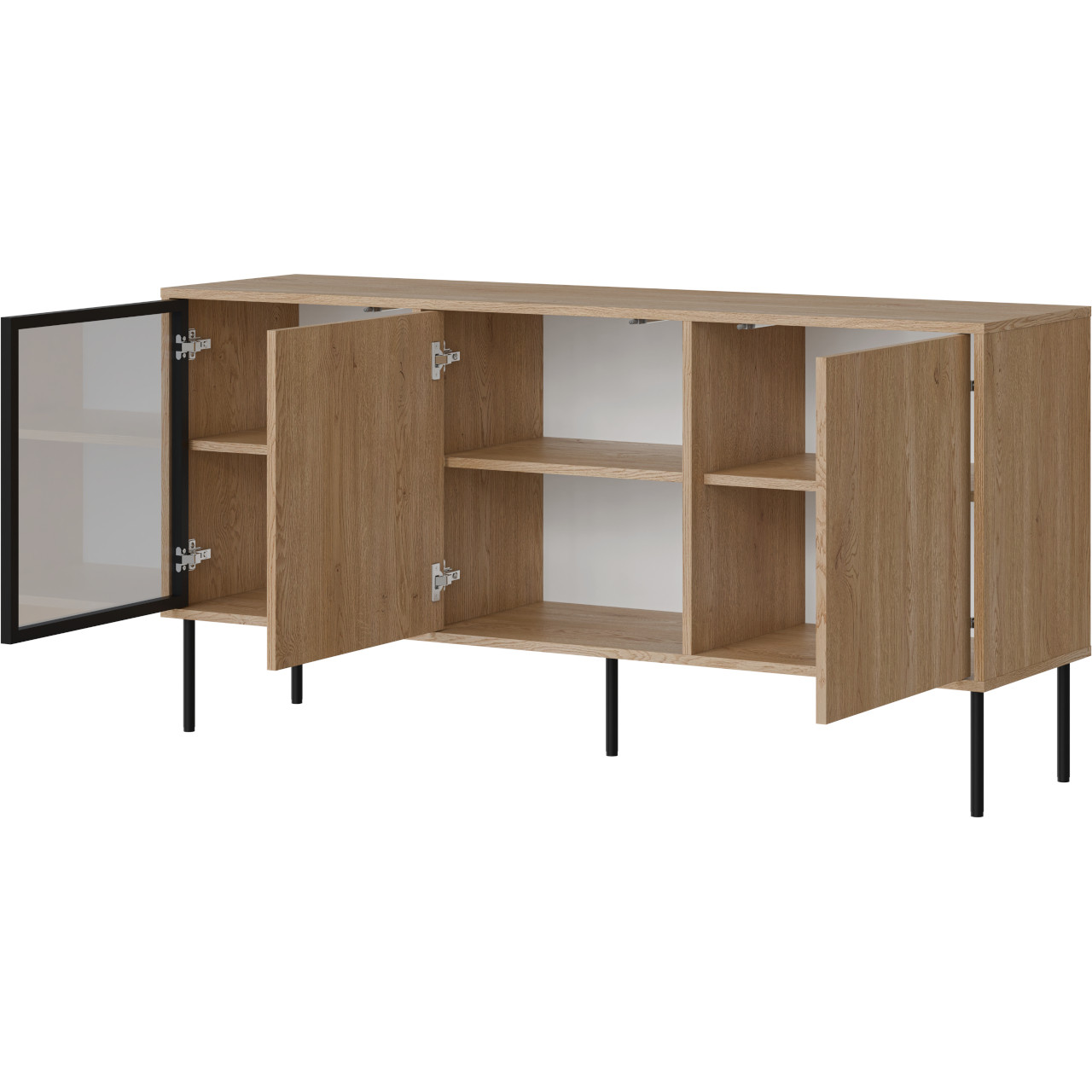 Komoda ANDREA 150 3D dąb cremona - obrazek 3