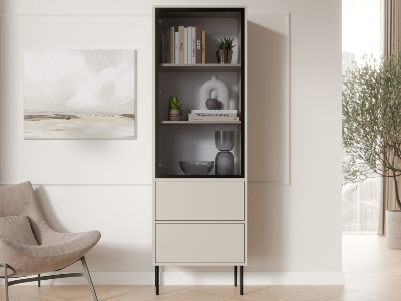 Witryna ANDREA 60 kaszmir - obrazek 5