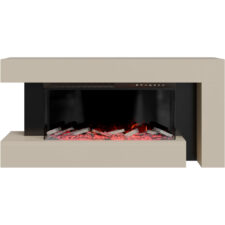 Szafka z kominkiem GOTLAND kaszmir