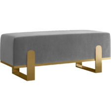 Ławka tapicerowana SULA 80cm złoty / kronos 22