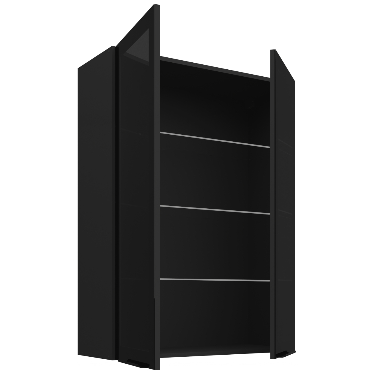 Szafka górna 80 SILVIA 64 czarny - obrazek 3