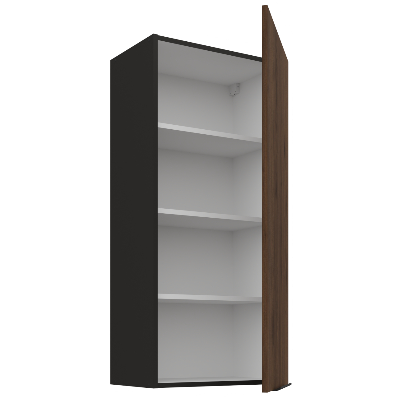 Szafka górna 50 SILVIA 68 czarny / orzech okapi - obrazek 3