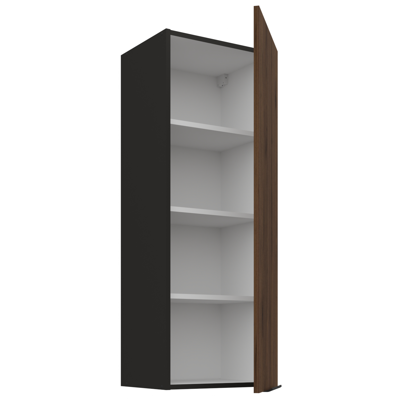 Szafka górna 40 SILVIA 70 czarny / orzech okapi - obrazek 3