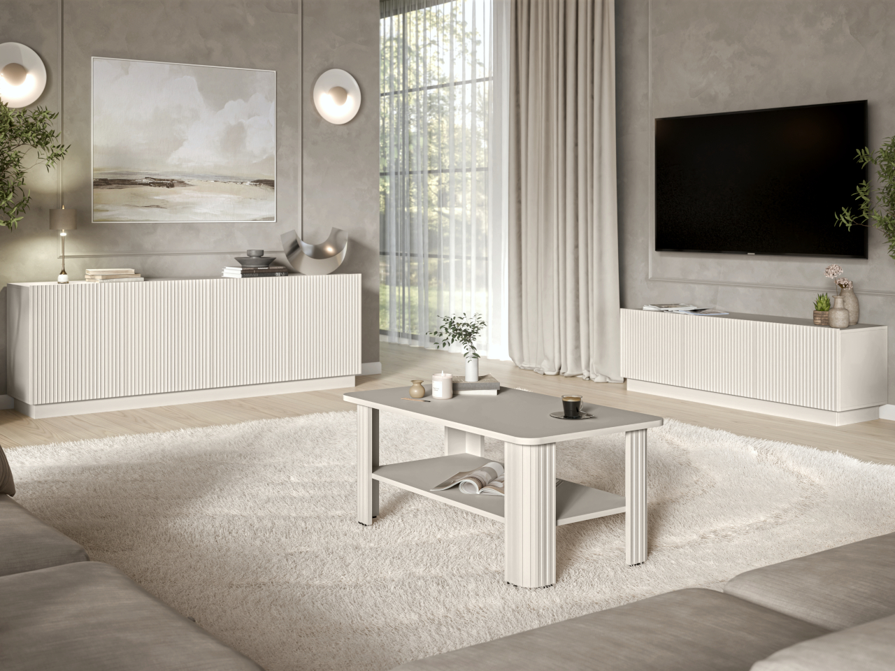 Stolik kawowy CREEK kaszmir mat - obrazek 4