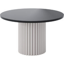 Stolik okrągły CASCANO kaszmir / czarny