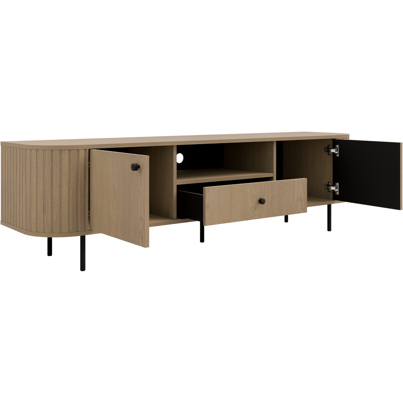 Komoda RTV NARITA 06 dąb cremona - obrazek 5