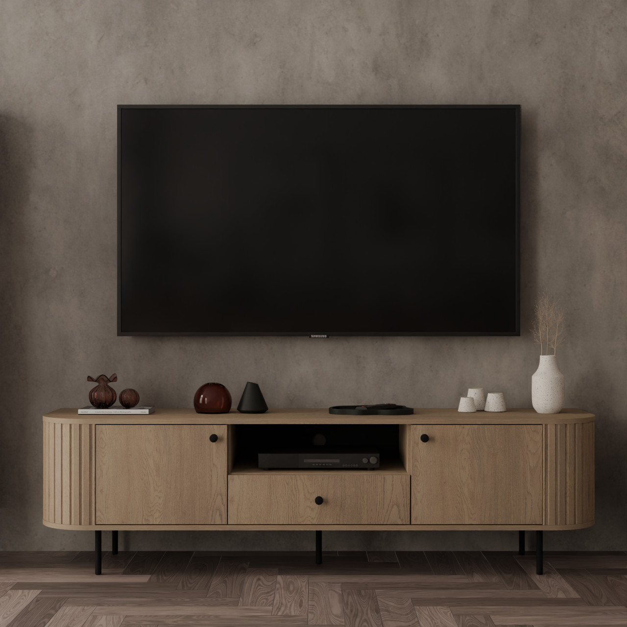 Komoda RTV NARITA 06 dąb cremona - obrazek 6