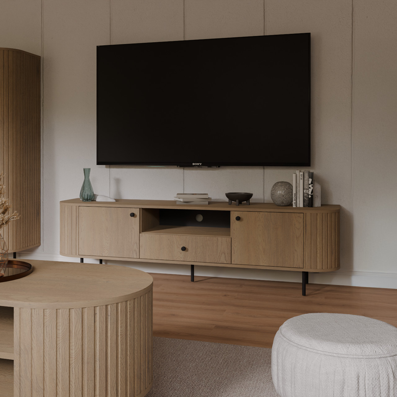 Komoda RTV NARITA 06 dąb cremona - obrazek 7