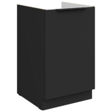 Szafka dolna pod zlew 50 ERIS 09 czarny mat / czarny