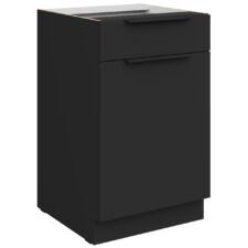 Szafka dolna z szufladą 50 ERIS 10 czarny mat / czarny