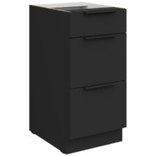 Szafka z szufladami 40 ERIS 11 czarny mat / czarny