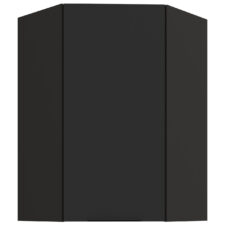 Szafka górna narożna 60 ERIS 27 czarny mat / czarny