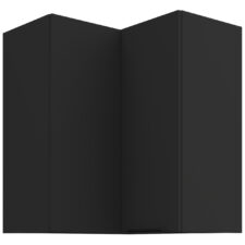 Szafka górna narożna 60 ERIS 29 czarny mat / czarny