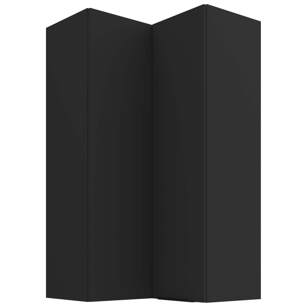 Szafka górna narożna 60 ERIS 31 czarny mat / czarny