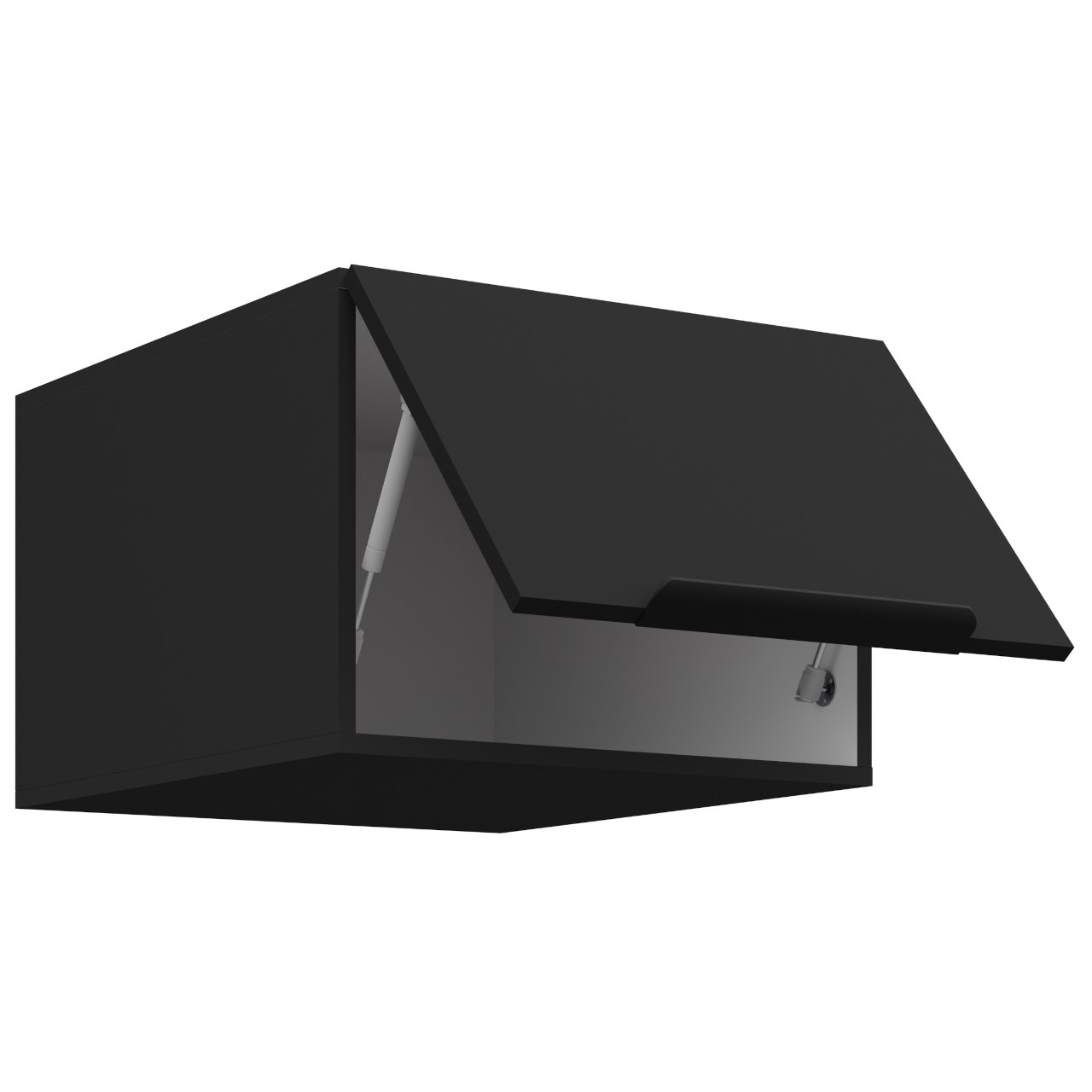 Szafka górna 50 ERIS 33 czarny mat / czarny - obrazek 3