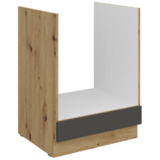 Szafka dolna 60 ERIS 07 dąb artisan / grafit