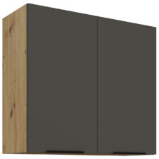 Szafka górna 80 ERIS 18 dąb artisan / grafit