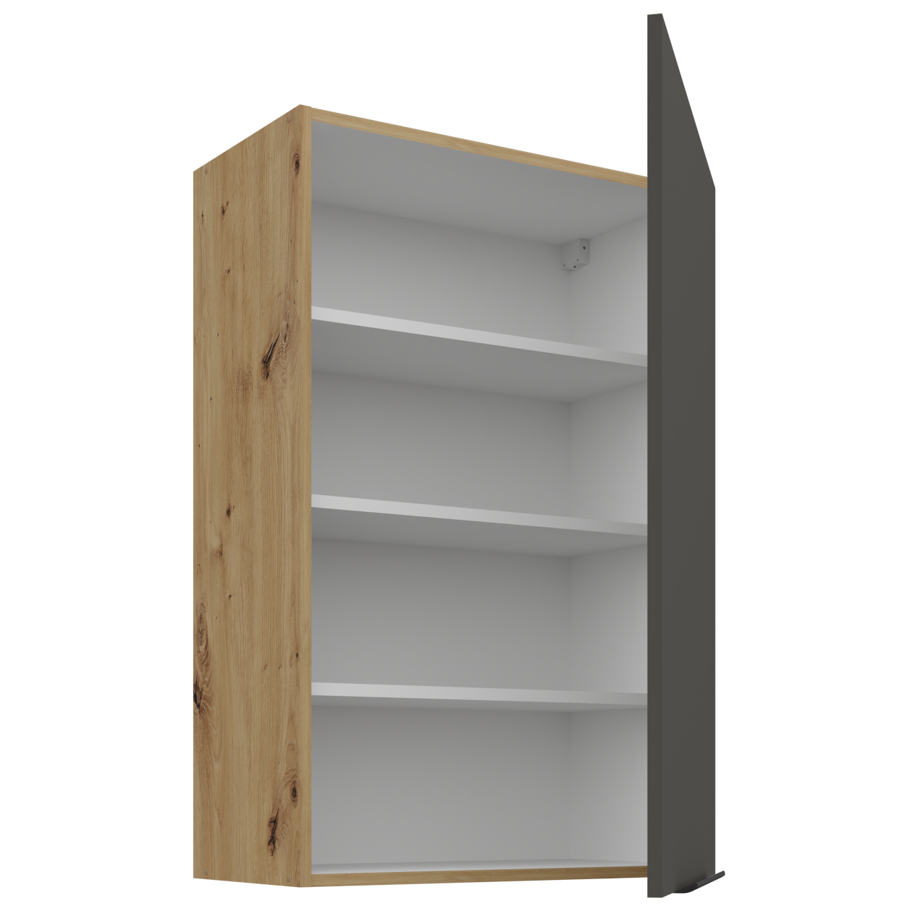 Szafka górna 60 ERIS 24 dąb artisan / grafit - obrazek 3