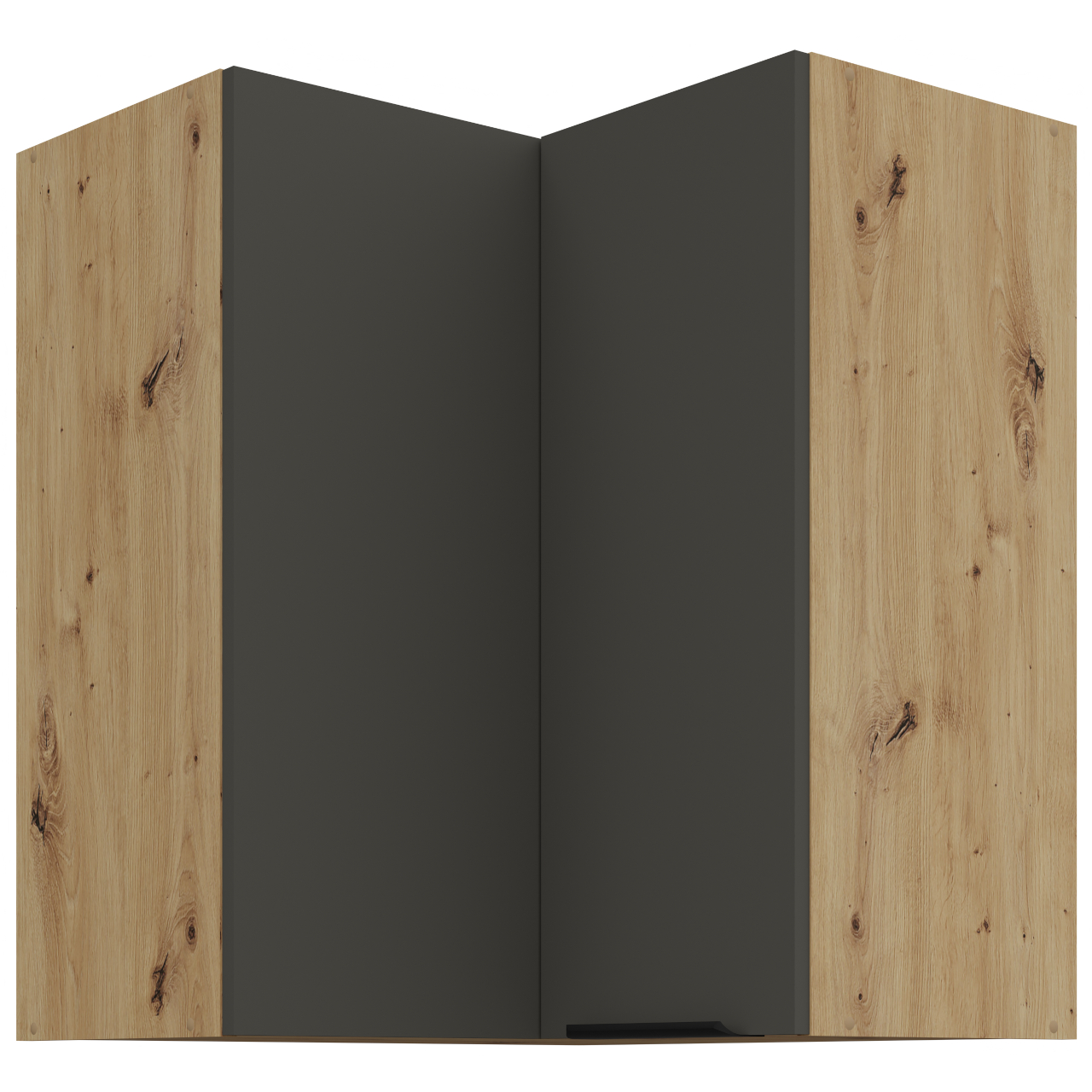 Szafka górna narożna 60 ERIS 29 dąb artisan / grafit