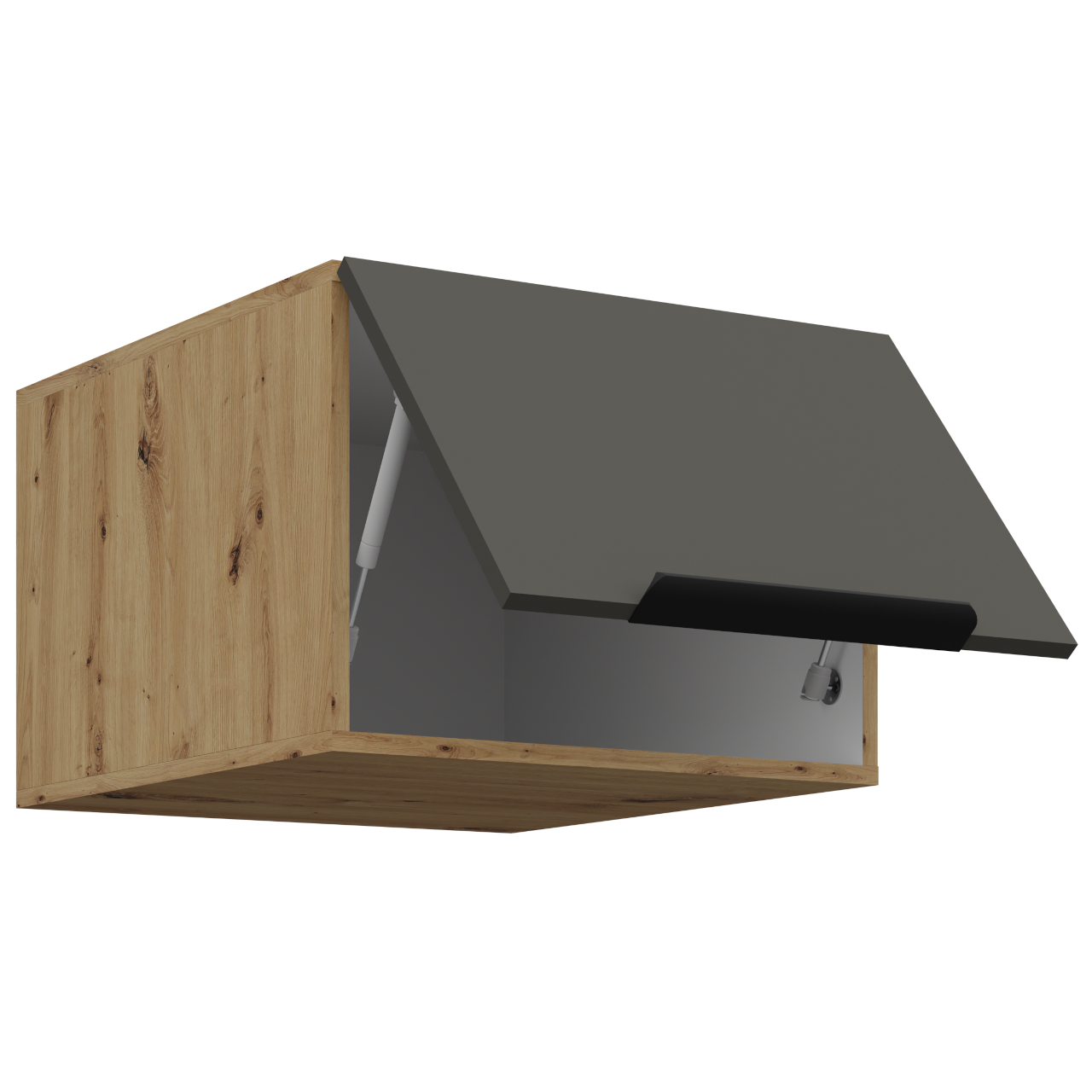 Szafka górna 50 ERIS 33 dąb artisan / grafit - obrazek 3