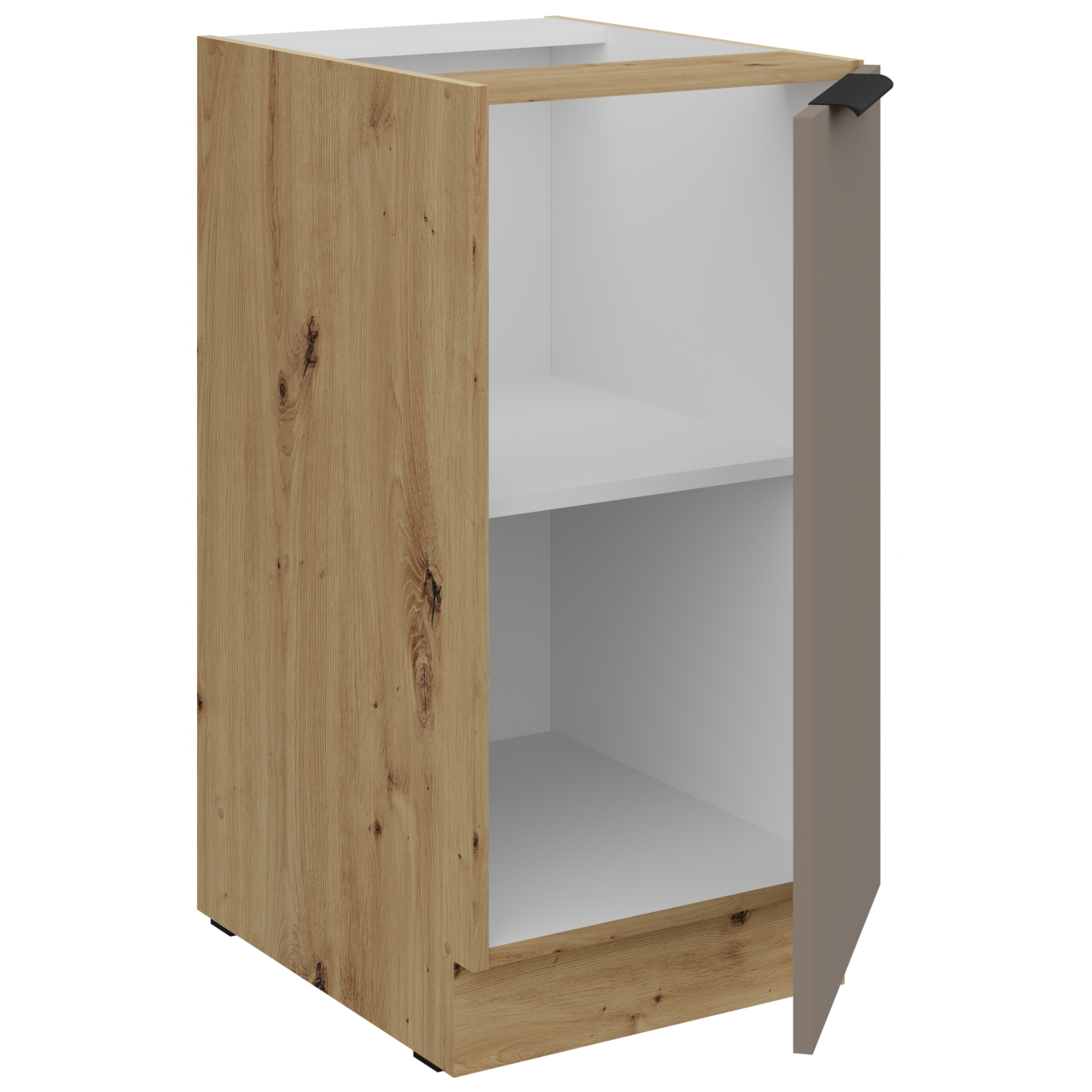 Szafka dolna 40 ERIS 12 dąb artisan / piaskowa szarość - obrazek 3