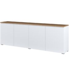 Komoda MUDO 25 biały / dąb mauvella