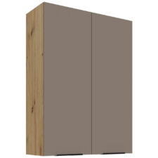 Szafka górna 80 ERIS 20 dąb artisan / piaskowa szarość