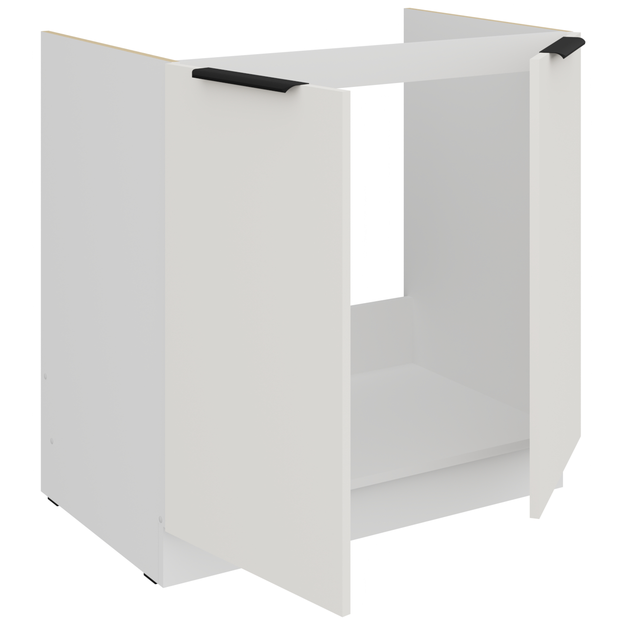 Szafka dolna pod zlew 80 ERIS 01 biały / biały mat - obrazek 3