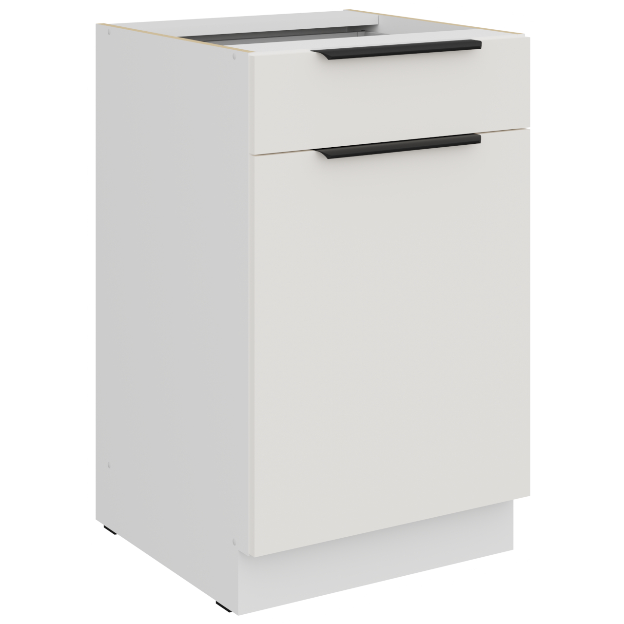 Szafka dolna z szufladą 50 ERIS 10 biały / biały mat