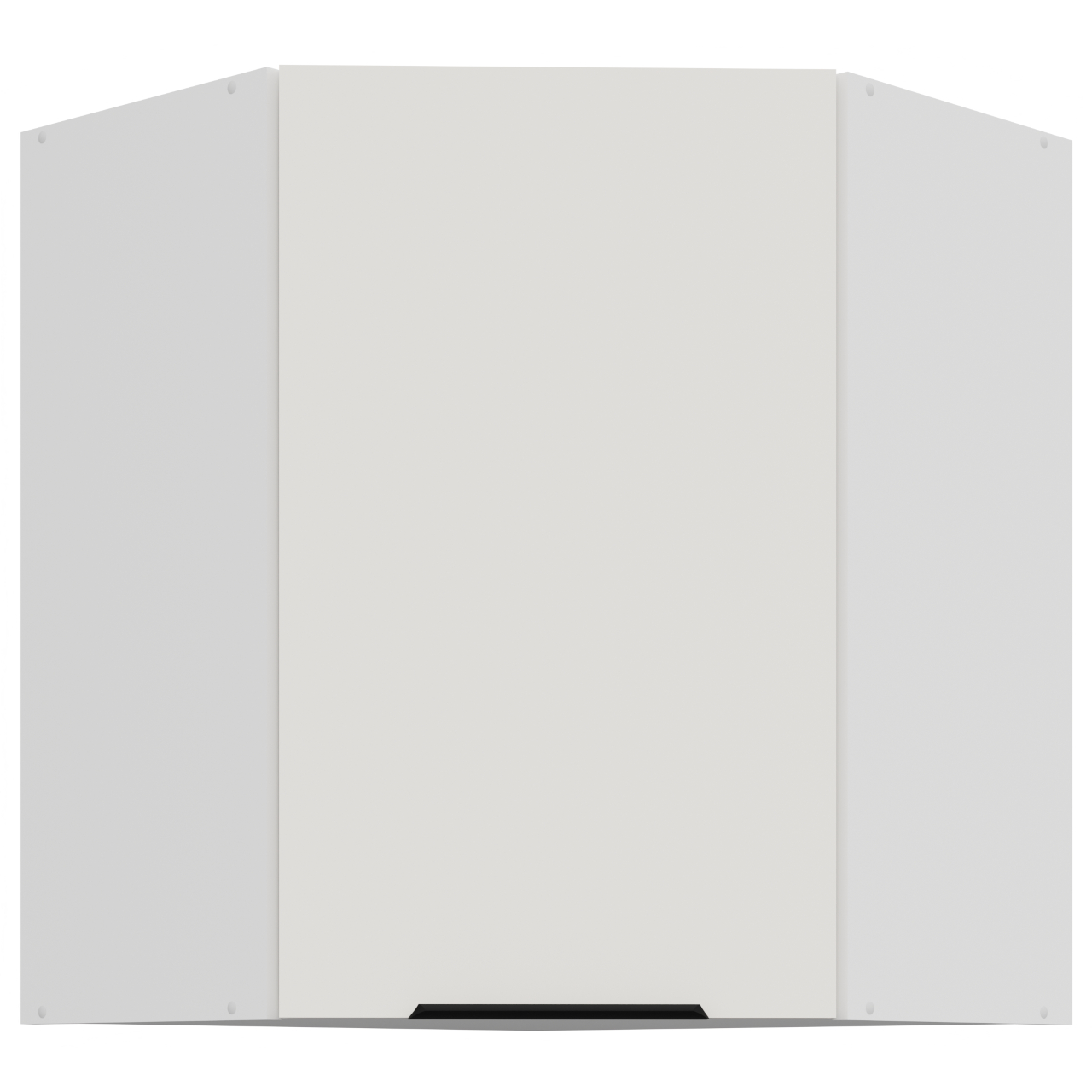 Szafka górna narożna 60 ERIS 26 biały / biały mat