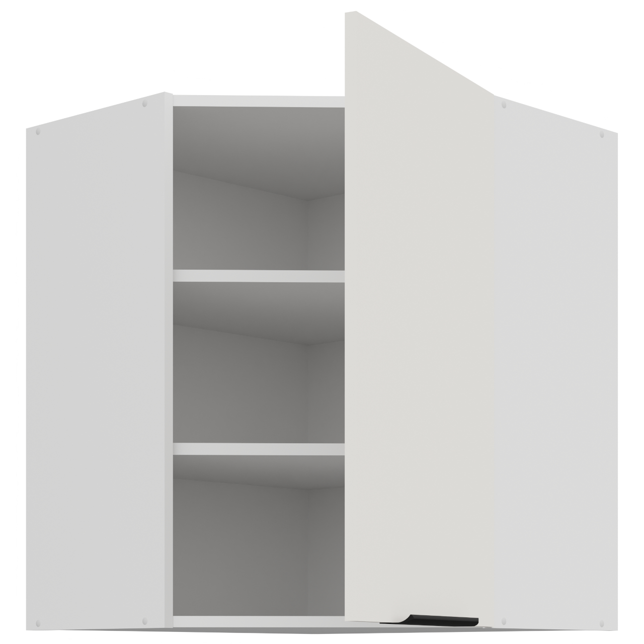 Szafka górna narożna 60 ERIS 26 biały / biały mat - obrazek 3