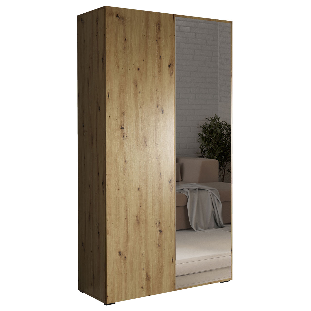 Szafa z lustrem CABO 1L 100 artisan