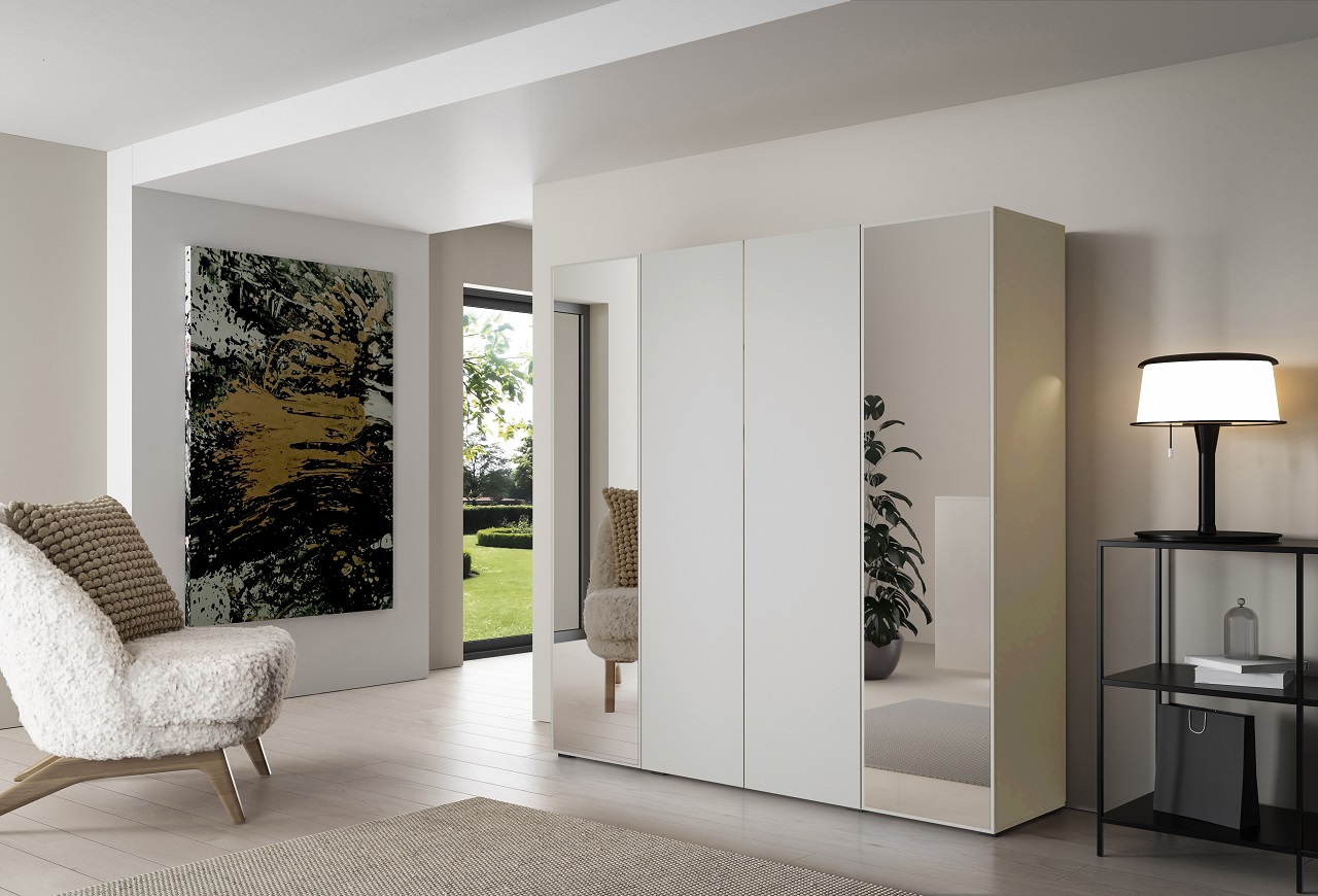 Szafa z lustrem CABO 2L 200 kaszmir - obrazek 4