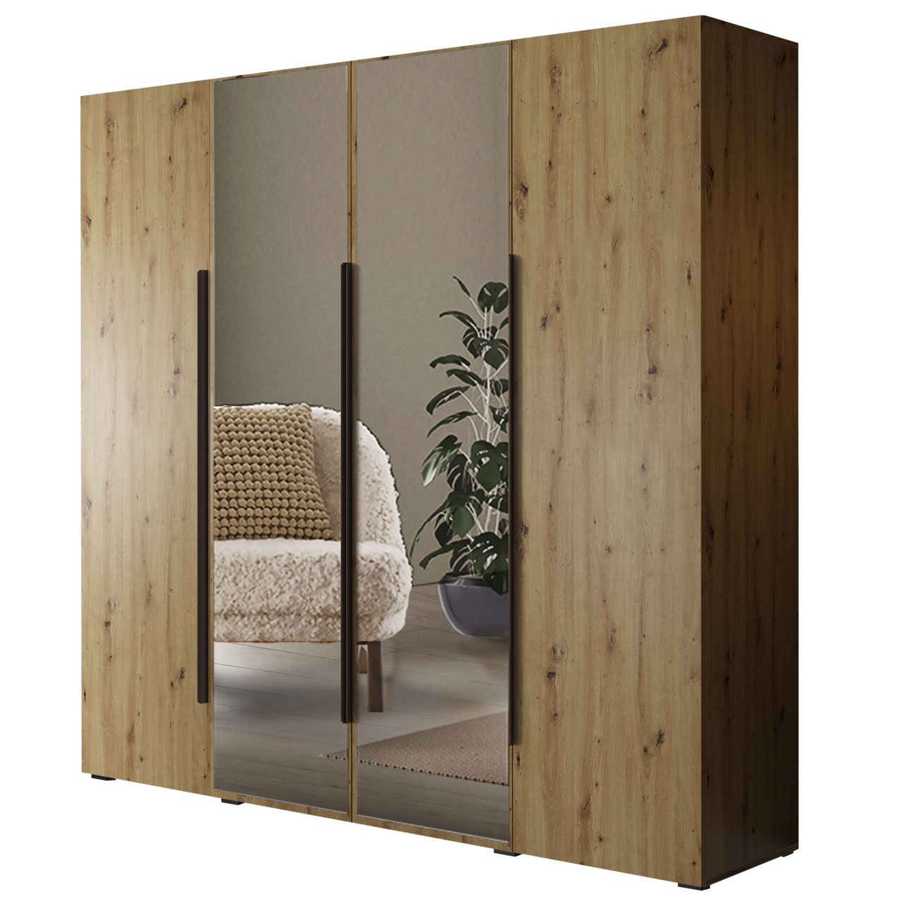 Szafa z lustrem CABO 2L 200 artisan - obrazek 4