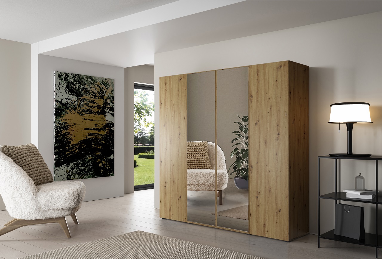 Szafa z lustrem CABO 2L 200 artisan - obrazek 5