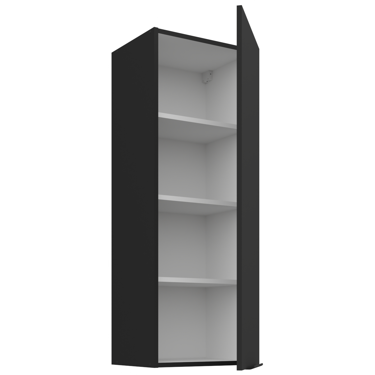 Szafka górna 40 ERIS 43 czarny mat / czarny - obrazek 3