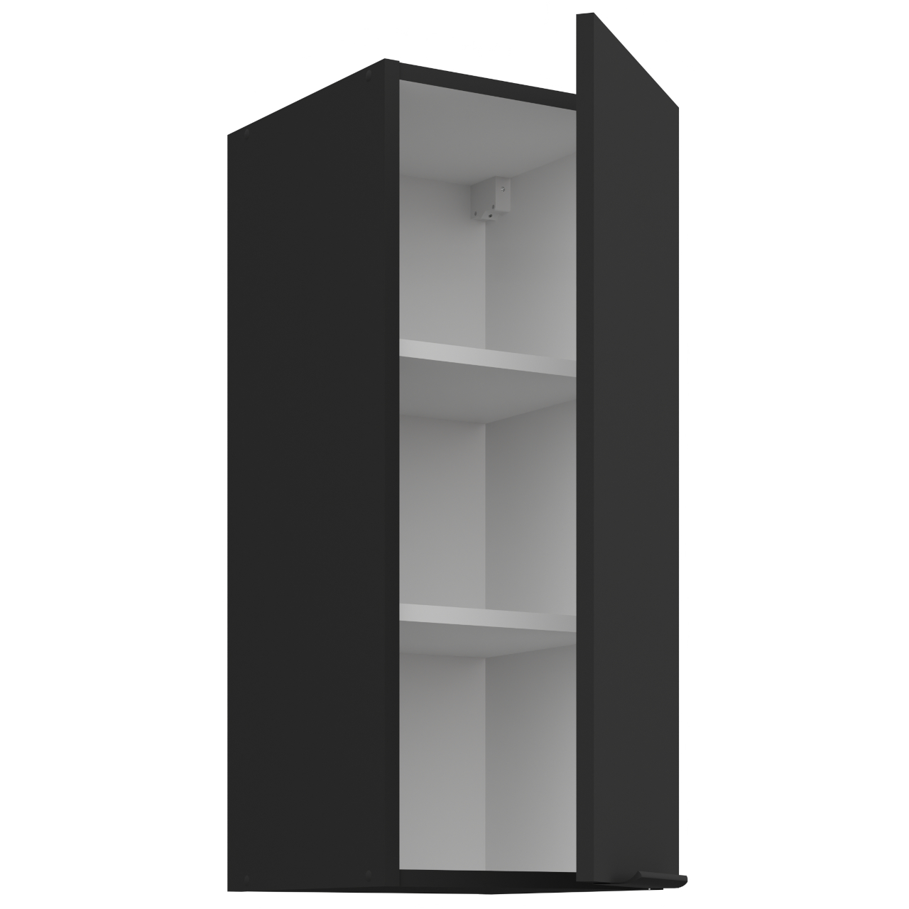 Szafka górna 30 ERIS 44 czarny mat / czarny - obrazek 3