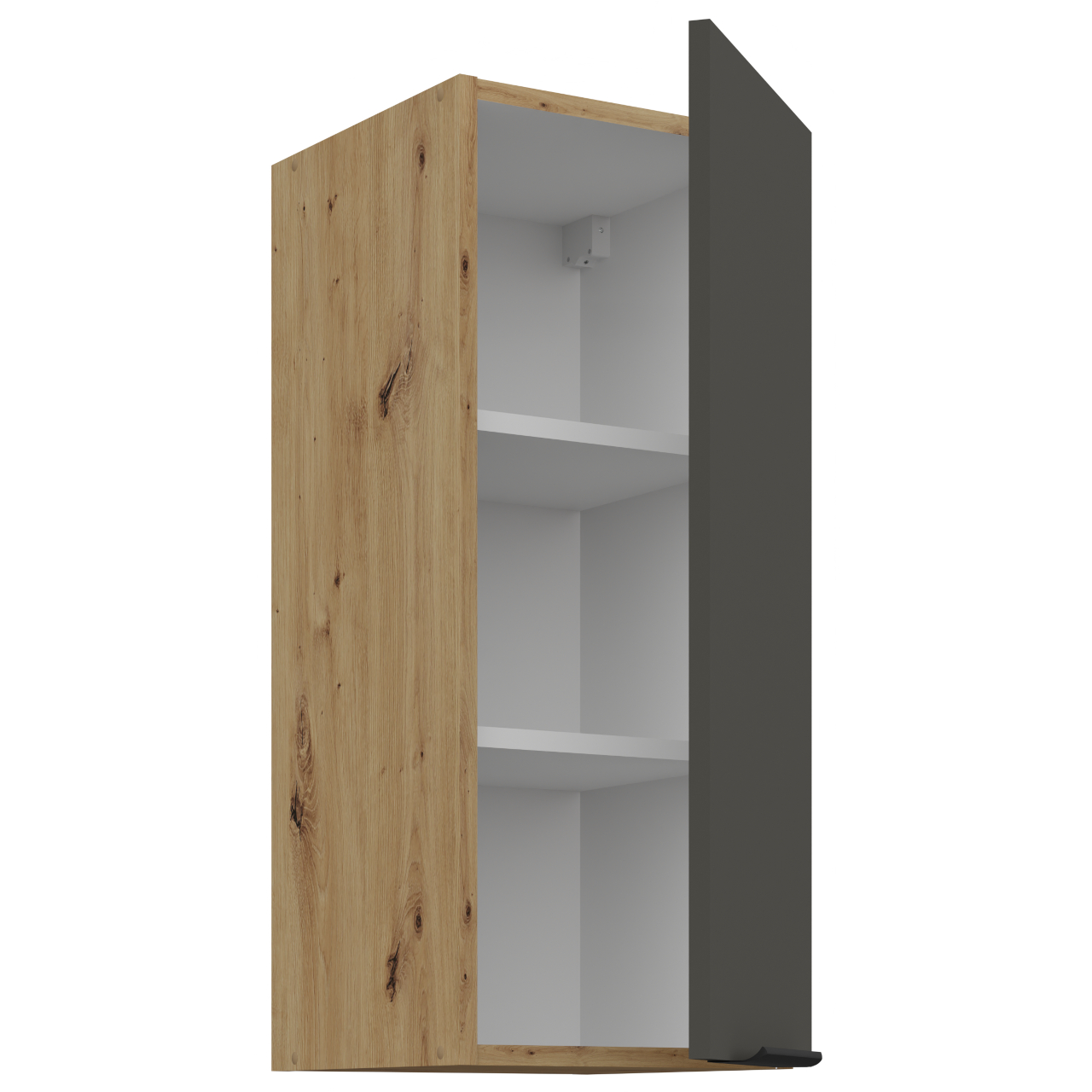 Szafka górna 30 ERIS 44 dąb artisan / grafit - obrazek 3