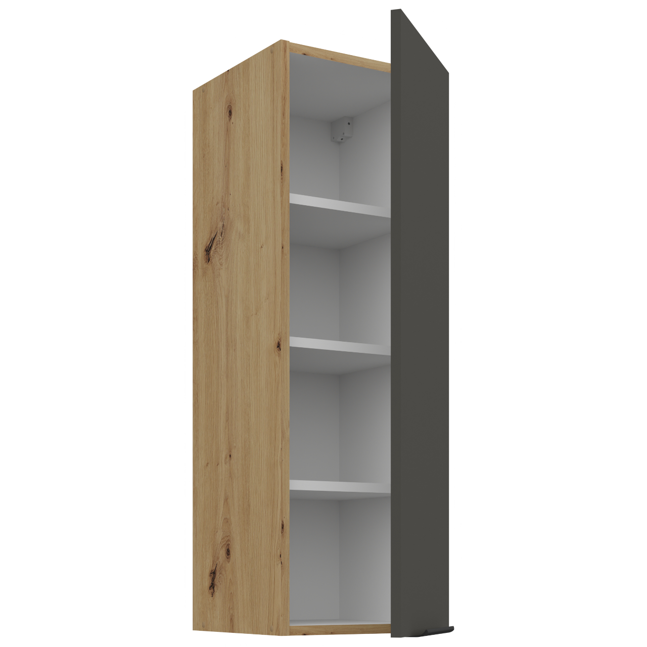 Szafka górna 30 ERIS 45 dąb artisan / grafit - obrazek 3