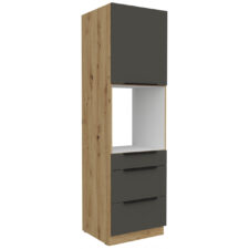 Słupek kuchenny 60 ERIS 51 dąb artisan / grafit