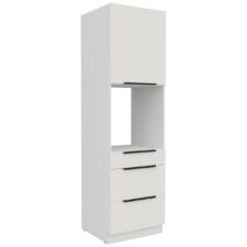 Słupek kuchenny 60 ERIS 51 biały / biały mat