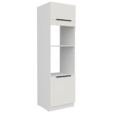 Słupek kuchenny 60 ERIS 52 biały / biały mat