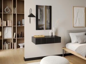 ISLA toaletka czarny mat ( 1 szt.=1 p. )