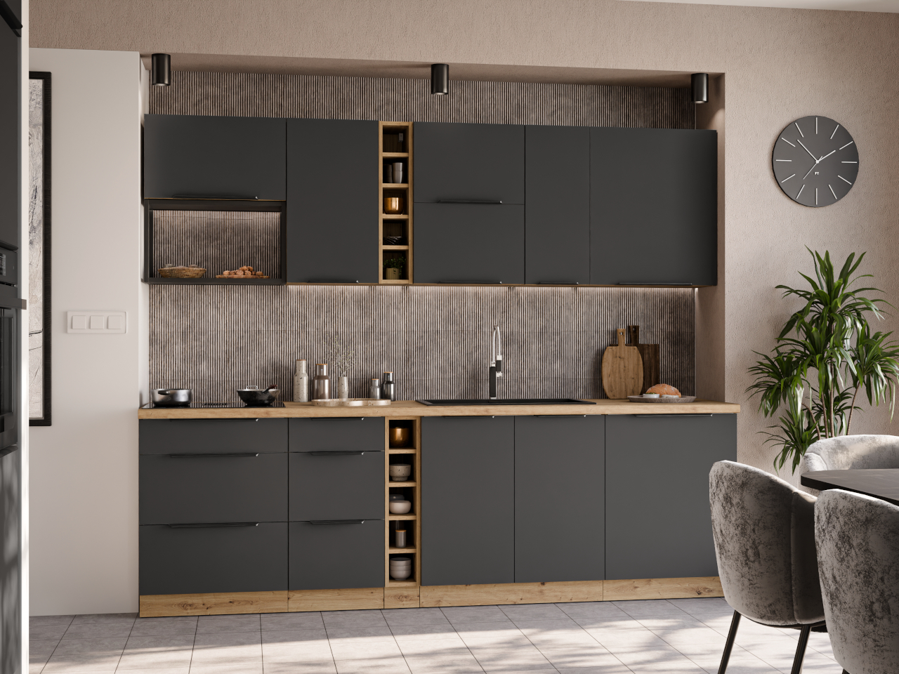 Szafka górna 30 ERIS 60 dąb artisan - obrazek 3